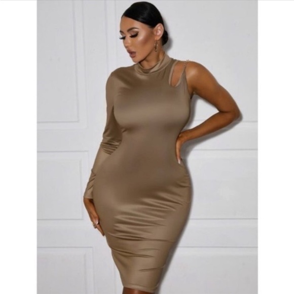 One Shoulder BodyCon Dress - Picture 5 of 7